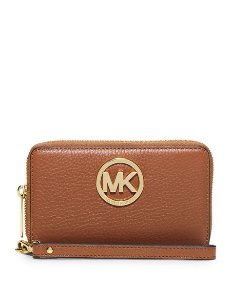 michael kors flat multifunction wallet|Michael Kors oversized wallet.